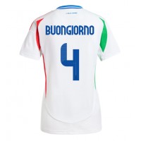 Taliansko Alessandro Buongiorno #4 Vonkajší Ženy futbalový dres ME 2024 Krátky Rukáv